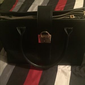 Black fashion tote